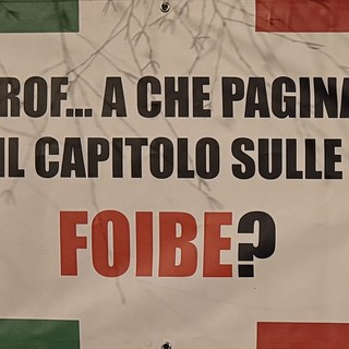 Foibe, Striscioni fuori dalle scuole biellesi, Magliola: &quot;Si agisca per sanzionare questa illegalità manifesta&quot;