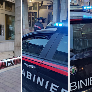 Cossato: Colpo della banda del bancomat. Carabinieri impegnati nelle indagini VIDEO e FOTO di Benedetti per newsbiella.it e foto CC