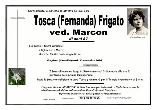 Tosca (Fernanda) Frigato Ved. Marcon