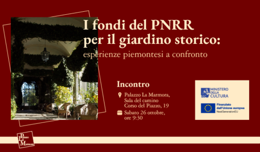 Biella, Palazzo La Marmora: I fondi del PNRR per il giardino storico