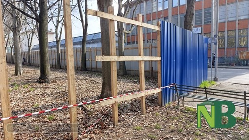 Biella, i Giardini del Rione Thes pronti a rinascere, foto Mattia Baù per newsbiella.it