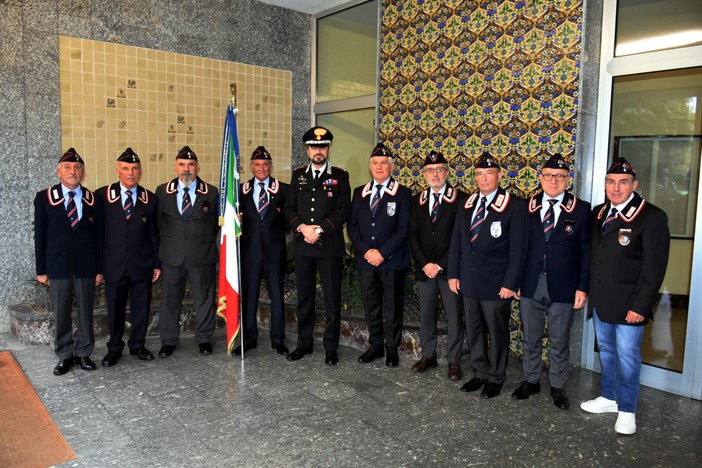 Il Colonnello Marco Giacometti in visita al Direttivo dell’Associazione Nazionale Carabinieri Biella