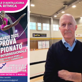 Candelo, campionato interregionale di ginnastica ritmica: l'intervista  a Carlo Vineis, presidente Rhythmic School.