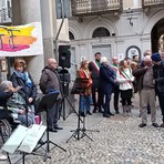 Biella ricorda le vittime delle mafie: partecipate le celebrazioni sotto i portici del Comune - Foto di Mattia Baù per newsbiella.it