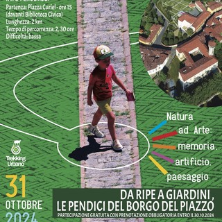 “Da ripe a giardini, le pendici del Borgo del Piazzo” a Biella nella Giornata Nazionale del Trekking Urbano