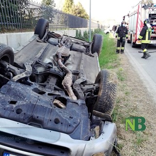 Brusnengo: violento scontro tra automobili, 2 feriti