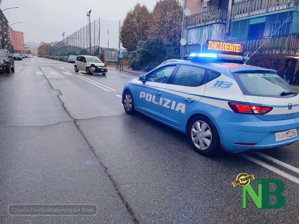 Biella Incidente In Via Lombardia Tra Due Auto Foto Newsbiella It