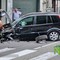 Cossato: uomo accusa un malore e finisce con l'auto contro a un muro, FOTO Bozzonetti per newsbiella.it