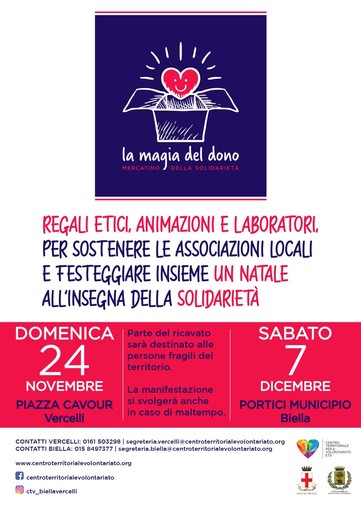 La Magia del Dono 2024 torna a Biella