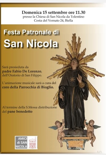 Festa Patronale di San Nicola, a Biella le celebrazioni.