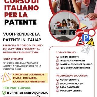 Un corso per stranieri per conseguire la patente di guida