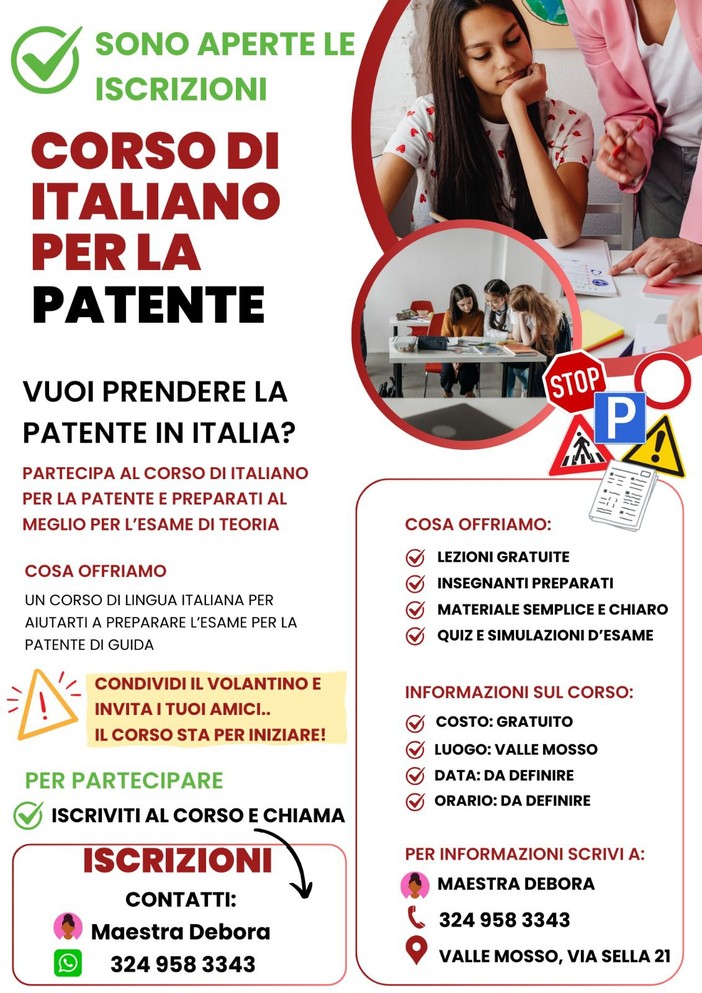 Un corso per stranieri per conseguire la patente di guida