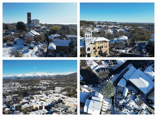 Appassionati di droni, mandateci le vostre immagini dall’alto dei paesaggi innevati.