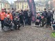 Motobefana in piazza Martiri a Biella, doni e bevande calde per tutti, affrettatevi! FOTO e VIDEO Catia Ciccarelli per newsbiella.it