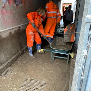 AIB Biellesi a Macugnaga in aiuto alla popolazione colpita dall'alluvione