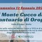 Il Monte Cucco dal Santuario di Oropa, l'escursione a gennaio.