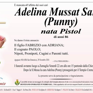 Adelina Mussat Sartor (Punny) nata Pistol