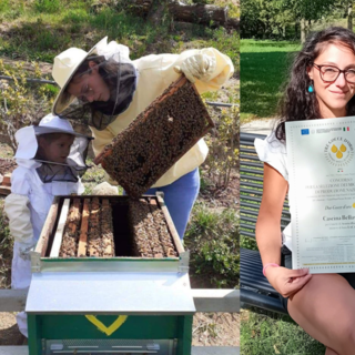 Apicoltrice da tre anni, Miriana di Valdengo tra i premiati al &quot;Tre Gocce d'oro grandi mieli d'Italia&quot;