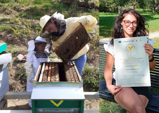 Apicoltrice da tre anni, Miriana di Valdengo tra i premiati al &quot;Tre Gocce d'oro grandi mieli d'Italia&quot;