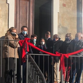 L'inaugurazione degli alloggi