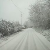 La neve è arrivata, alcune foto da Ponzone