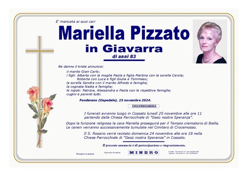 Mariella Pizzato in Giavarra