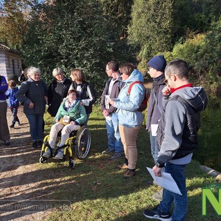 Passeggiata inclusiva al Parco Burcina, per ribaltare il paradigma sociale - Servizio di Nicola Rasolo per newsbiella.it