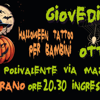 “Tatoo Halloween” a Ponderano: una festa dedicata ai più piccoli.