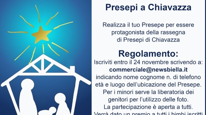 Chiavazza si illumina con i Presepi. Una rassegna alla scoperta del quartiere