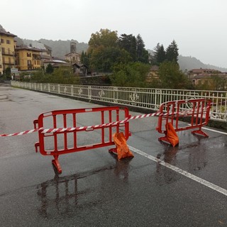 Lavori al ponte Bozzalla di Coggiola