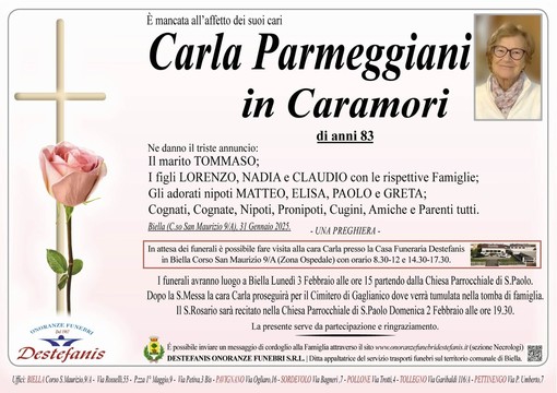 Carla Parmeggiani, in Caramori