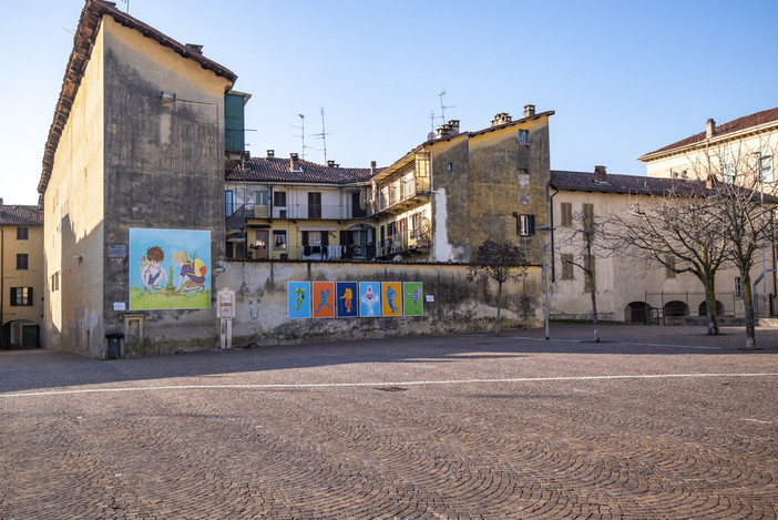 Obiettivo Sabato e street art: i murales in piazza del Monte.