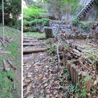 Biella: “Forte degrado al giardino panoramico del Piazzo”.