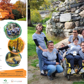 Pollone, passeggiata inclusiva al Parco Burcina: presentato il percorso accessibile.