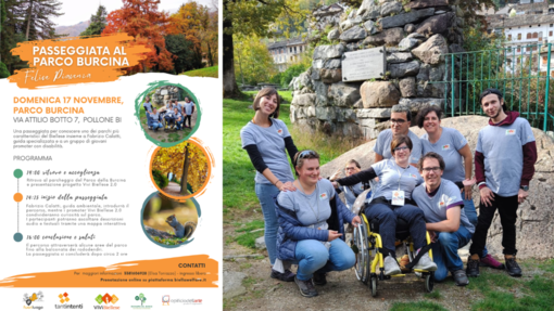 Pollone, passeggiata inclusiva al Parco Burcina: presentato il percorso accessibile.