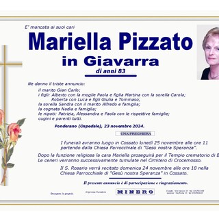 Mariella Pizzato in Giavarra