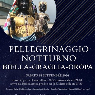 Pellegrinaggio notturno Biella-Graglia-Oropa: un cammino di fede e condivisione.