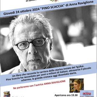 Evento letterario a Pollone, Anna Raviglione presenta &quot;Pino Scaccia - Un inviato con l'anima&quot;.