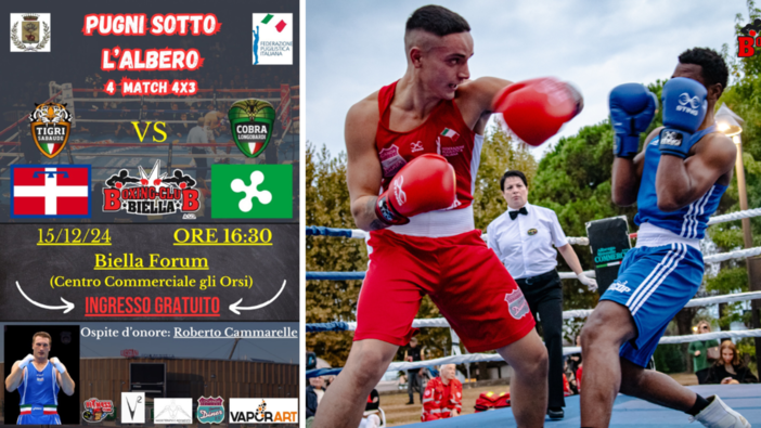 La grande boxe torna a Biella, domenica 15 l’evento gratuito.