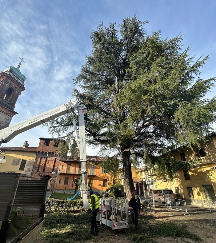 Ponderano, lavori di messa sicurezza in piazza