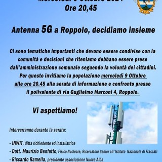 &quot;5G a Roppolo decidiamo insieme&quot;, Roppolo Futura: &quot;Si sta andando fuori tema&quot;