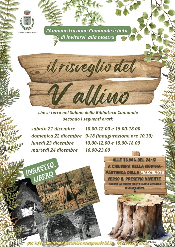 Mongrando in mostra con “Il Risveglio del Vallino”.