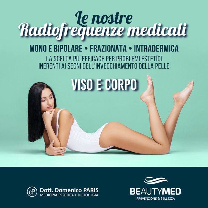 Da Beautymed le radiofrequenze medicali per viso e corpo