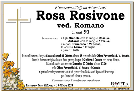 Rosa Rosivone Ved. Romano