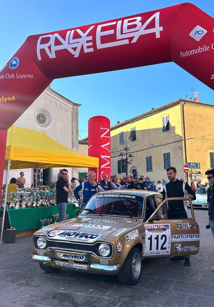 Grande prestazione al rally Elba storico per Luca Delle coste e Giuliano Santi