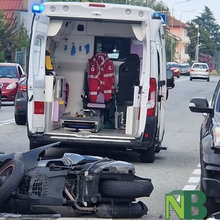 Centauro al pronto soccorso dopo un incidente a Gaglianico, foto archivio