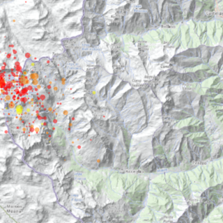 Da inizio dicembre 39 le scosse di terremoto nella zona montana al confine tra Italia e Francia