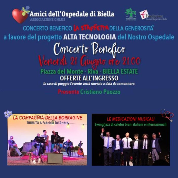 La Staffetta della Generosità: Concerto Benefico a Biella