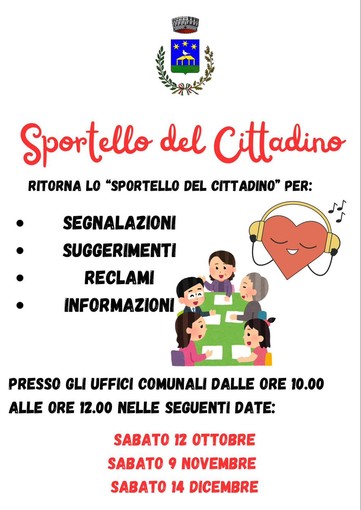 A Benna ha riaperto lo &quot;Sportello del Cittadino&quot;