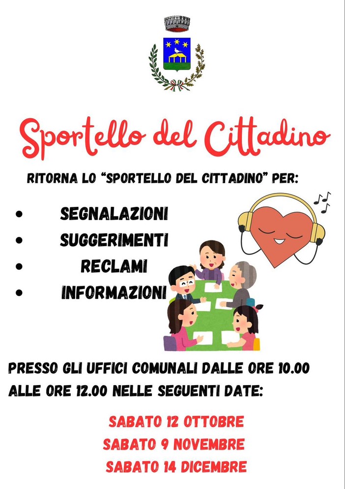 A Benna ha riaperto lo &quot;Sportello del Cittadino&quot;